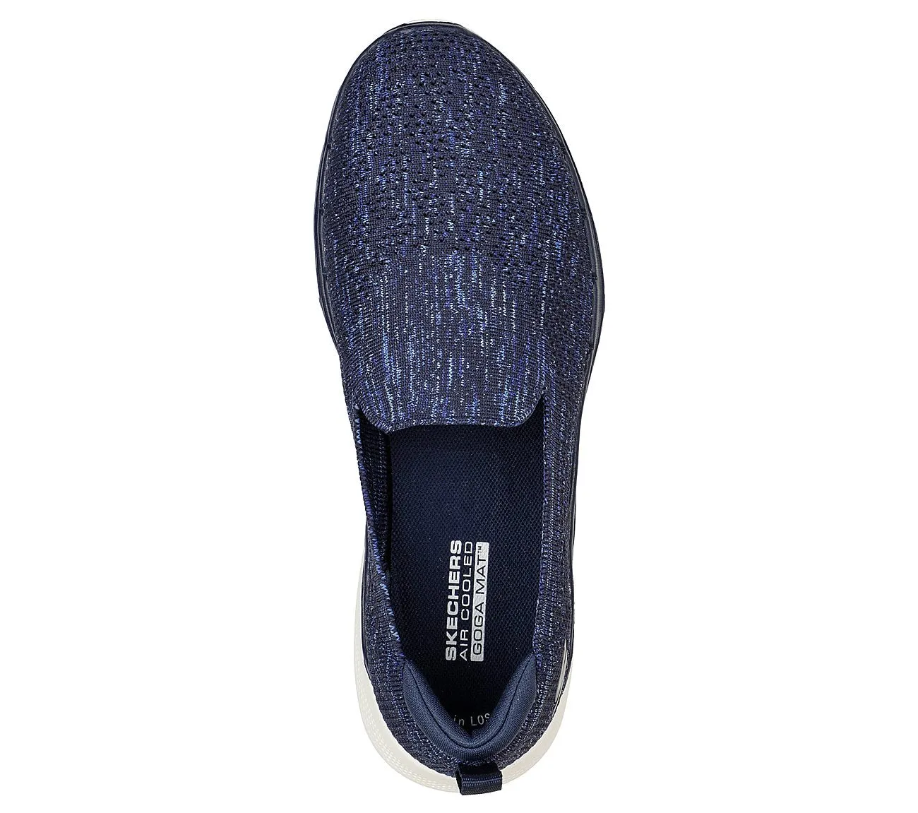 124532 Go Walk Valerie Navy Fabric Skechers Sneakers