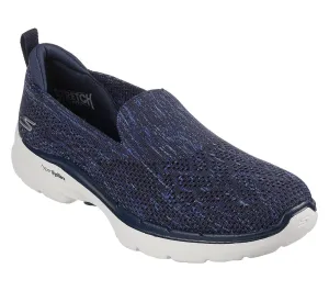 124532 Go Walk Valerie Navy Fabric Skechers Sneakers