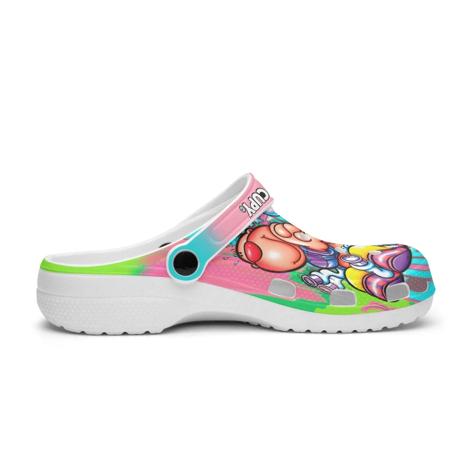 413. All Over Printed Clogs