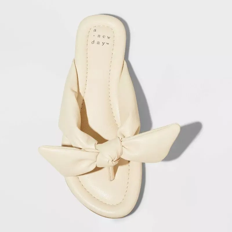 A NEW DAY - Adley Bow Flip Flop Slippers