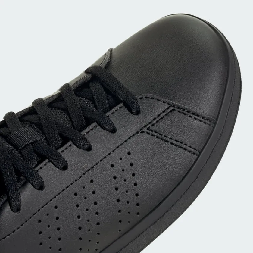 ADIDAS KID'S ADVANTAGE TRIPLE BLACK SNEAKER SHOES