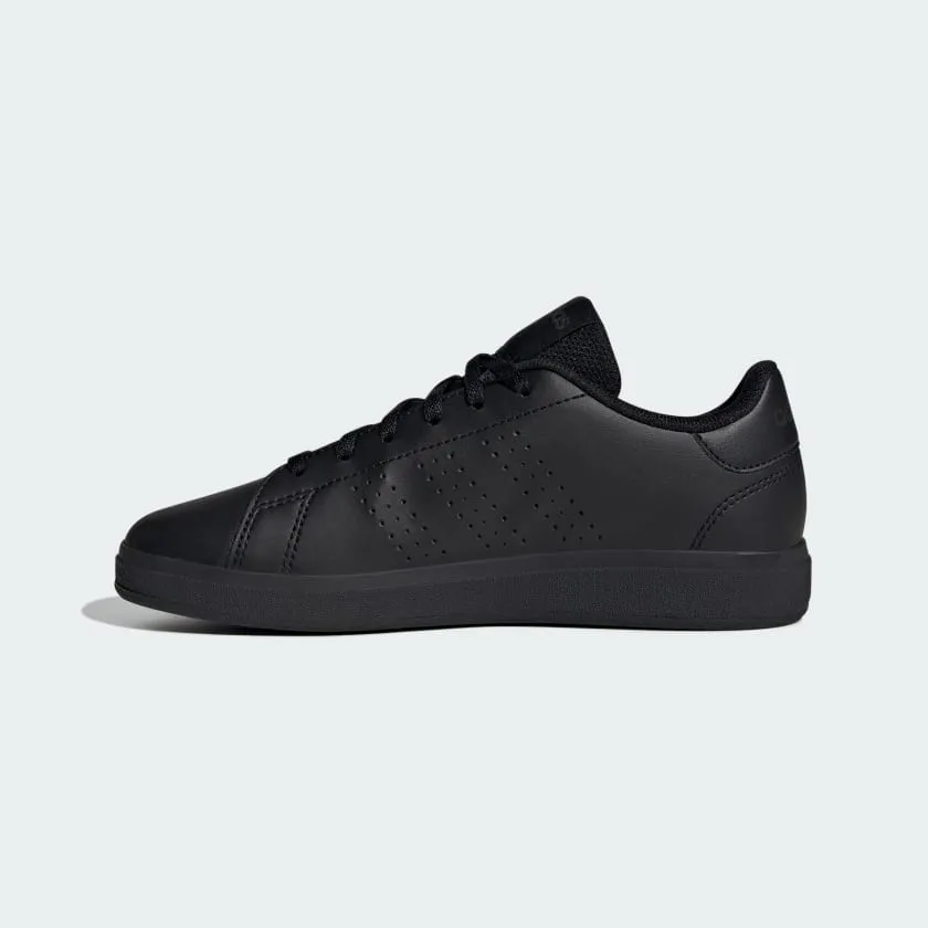 ADIDAS KID'S ADVANTAGE TRIPLE BLACK SNEAKER SHOES