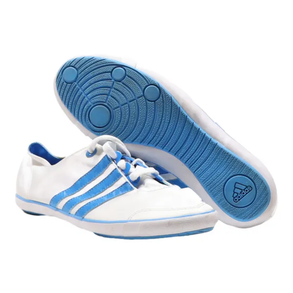 ADIDAS Low Top Trainers White Synthetic Womens UK 5.5