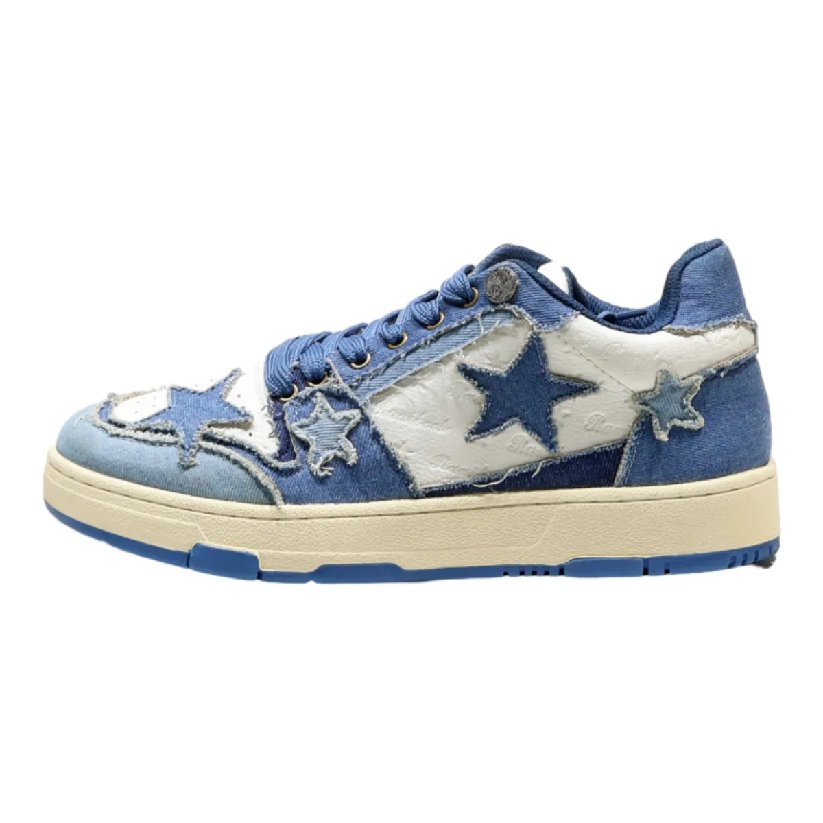 AELFRIC EDEN Sneaker Trainers Blue Synthetic Mens UK 9