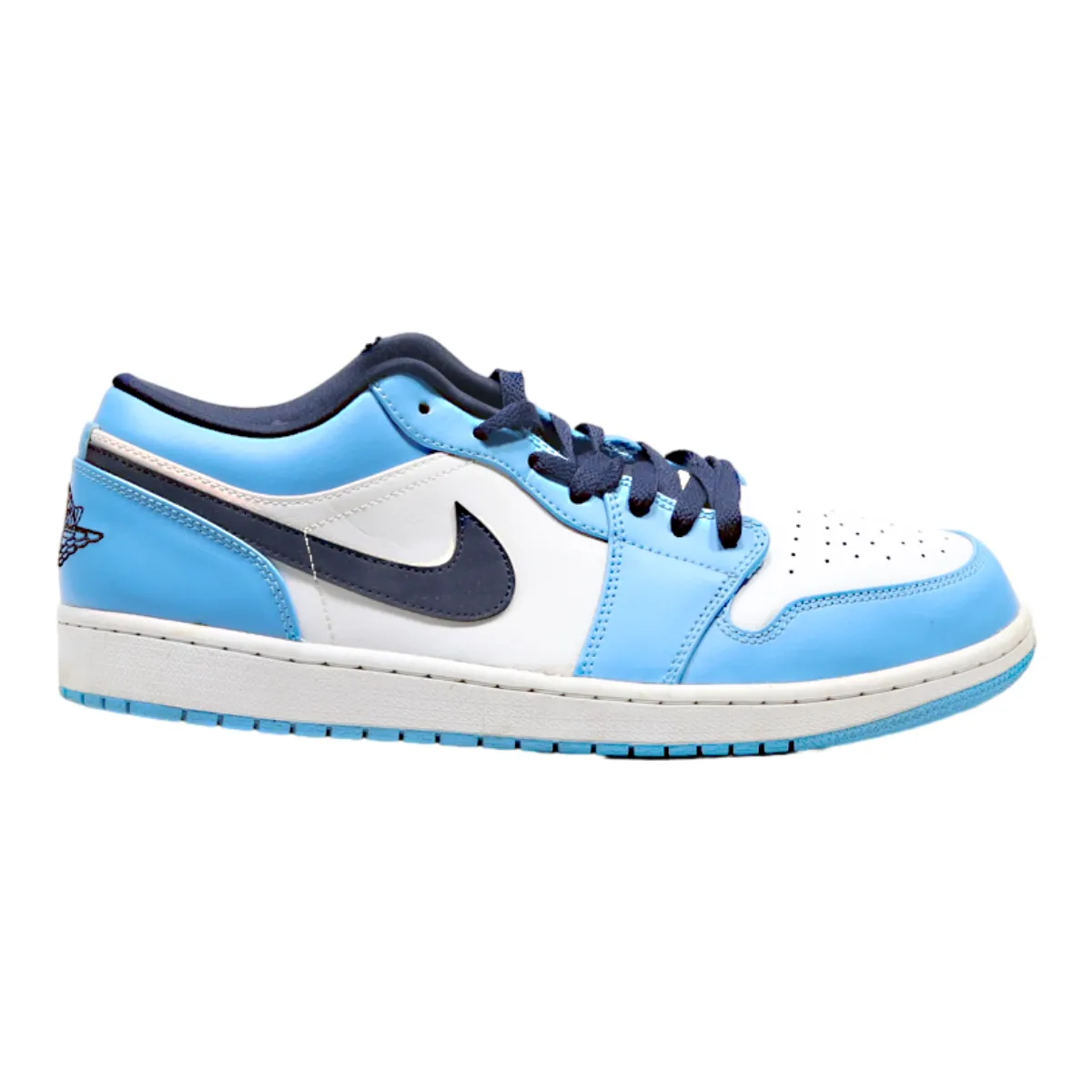 AIR JORDAN Sneaker Trainers Blue Leather Mens UK 12