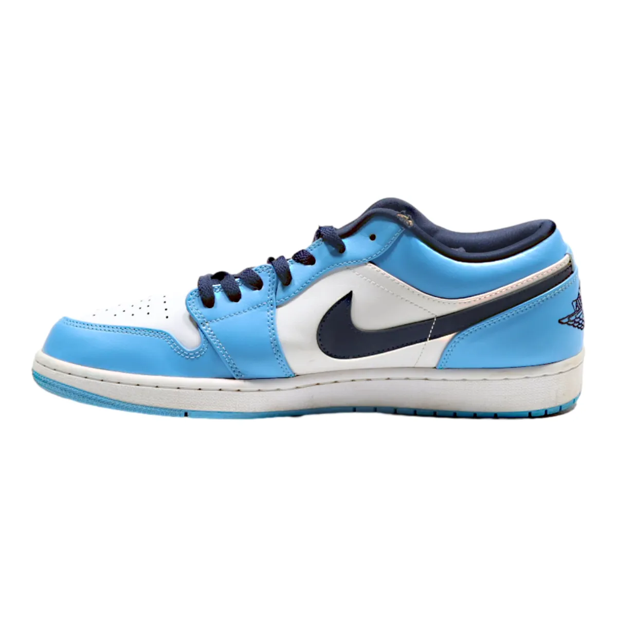 AIR JORDAN Sneaker Trainers Blue Leather Mens UK 12