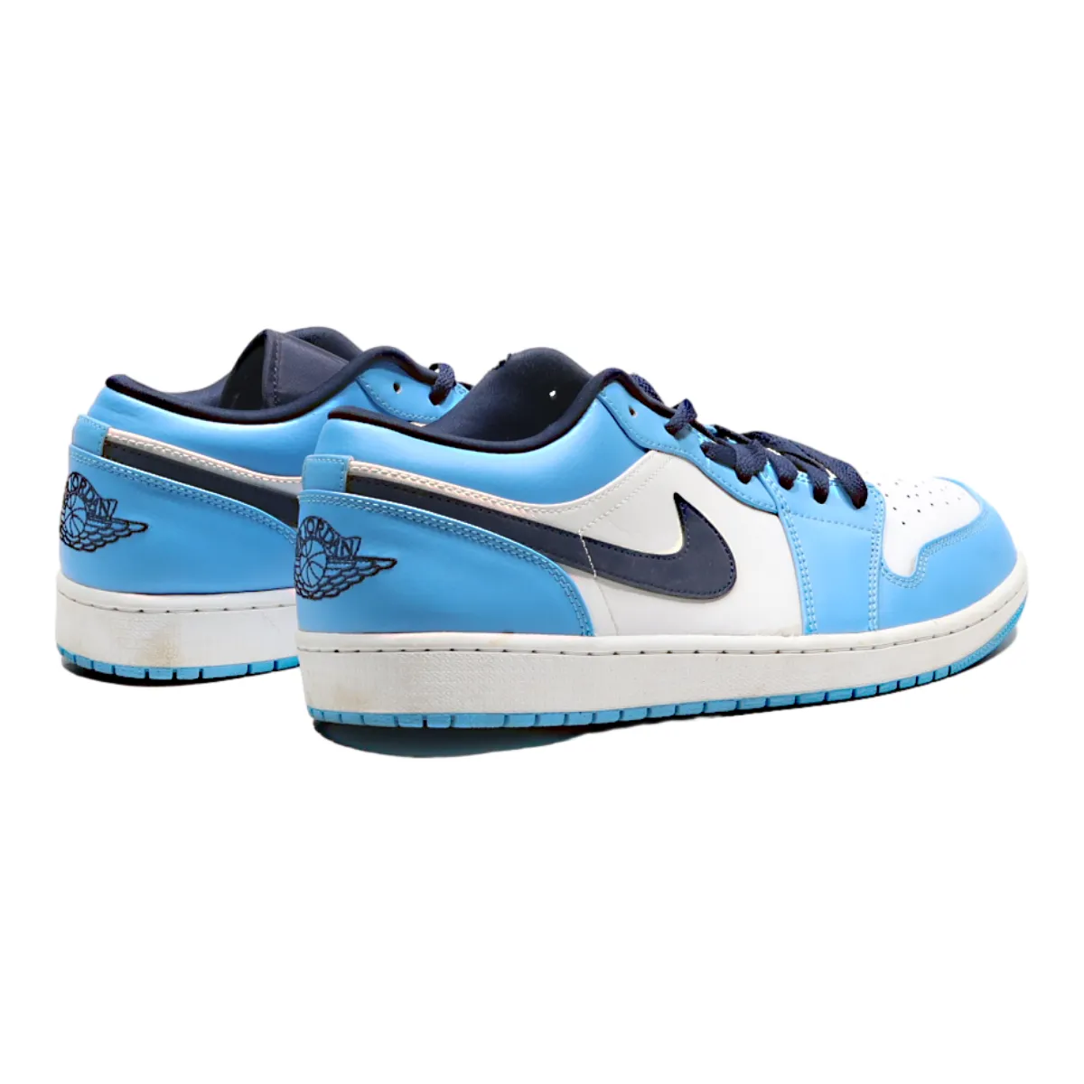 AIR JORDAN Sneaker Trainers Blue Leather Mens UK 12