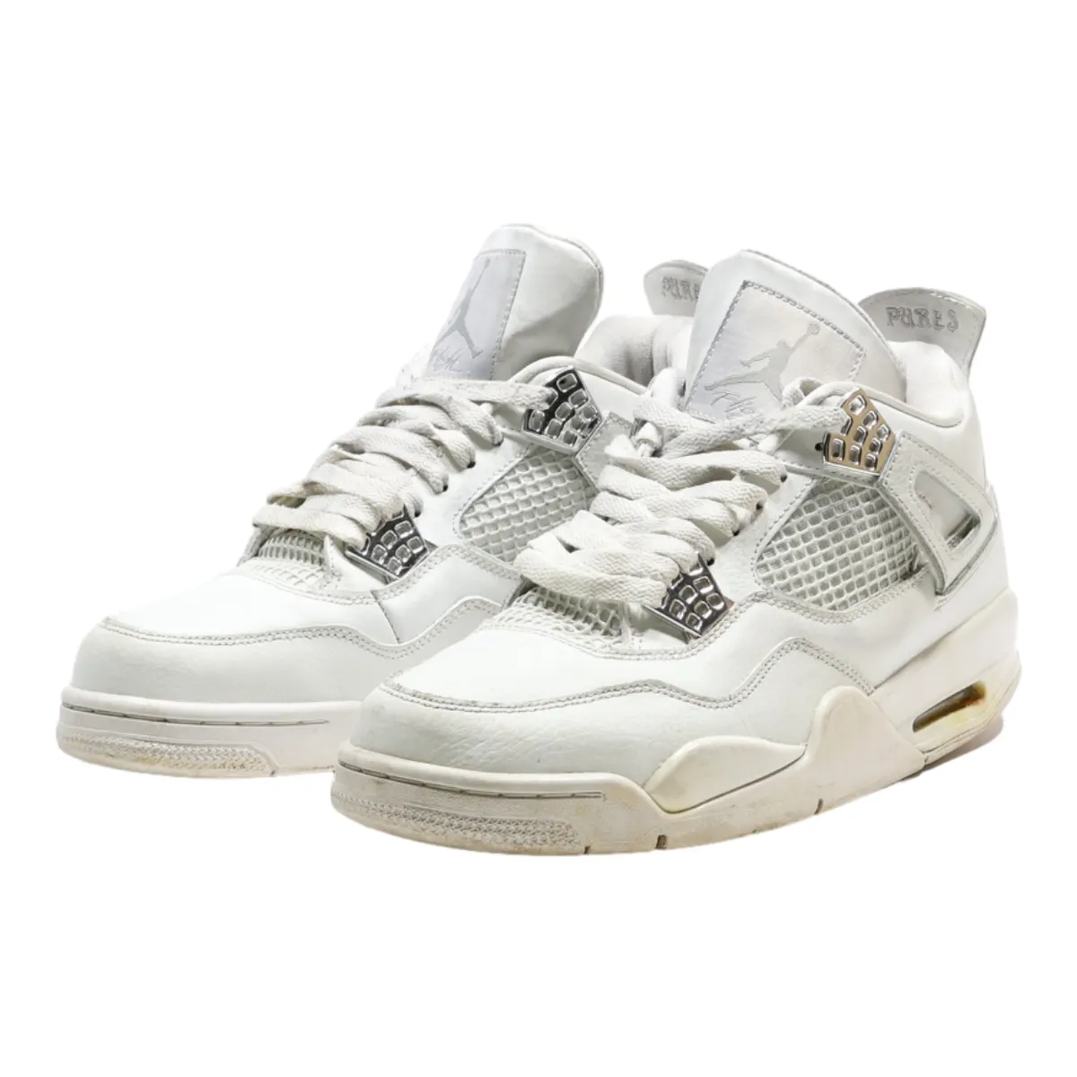 AIR JORDAN Sneaker Trainers White Synthetic Mens UK 8.5