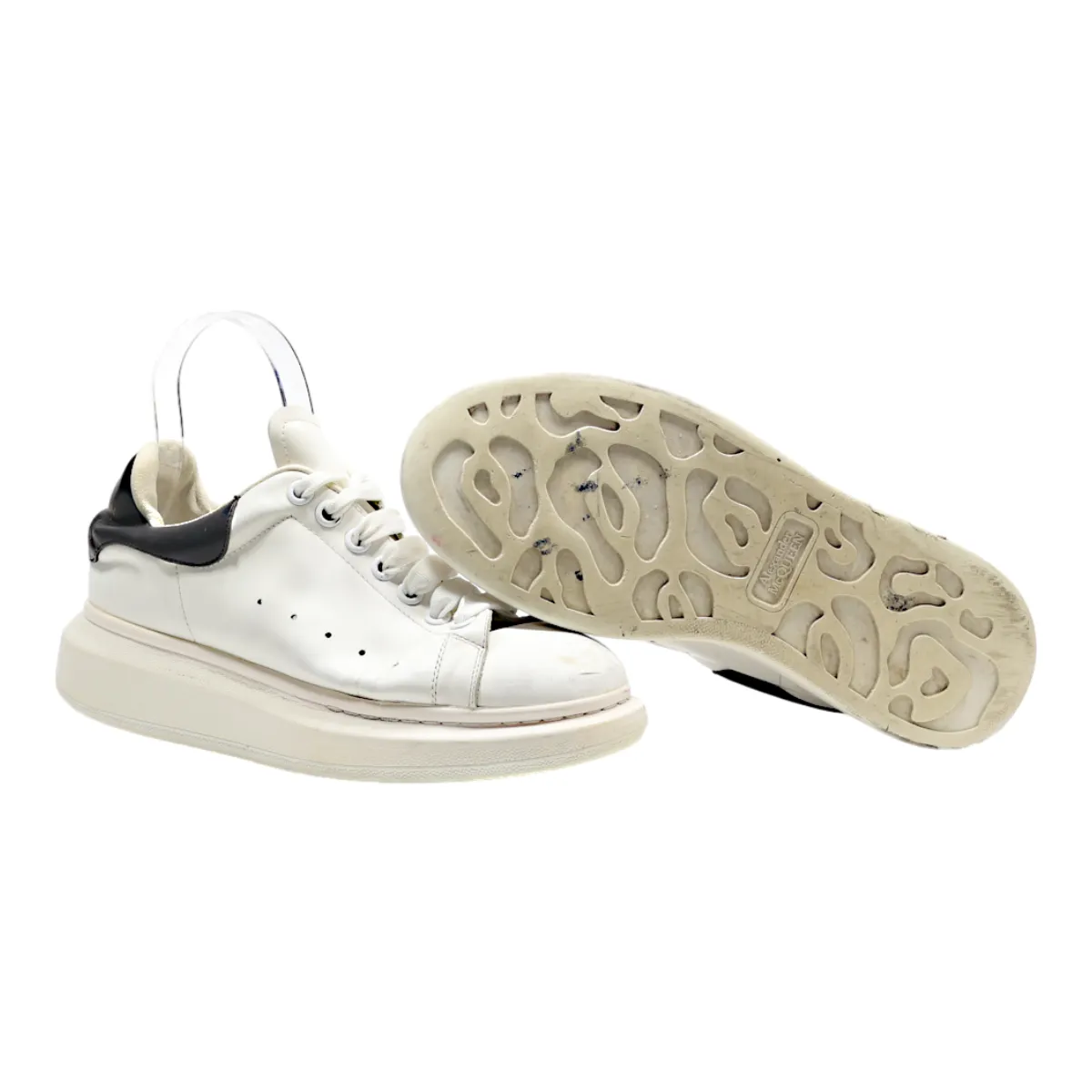 ALEXANDER MCQUEEN Sneaker Trainers White Leather Womens UK 6