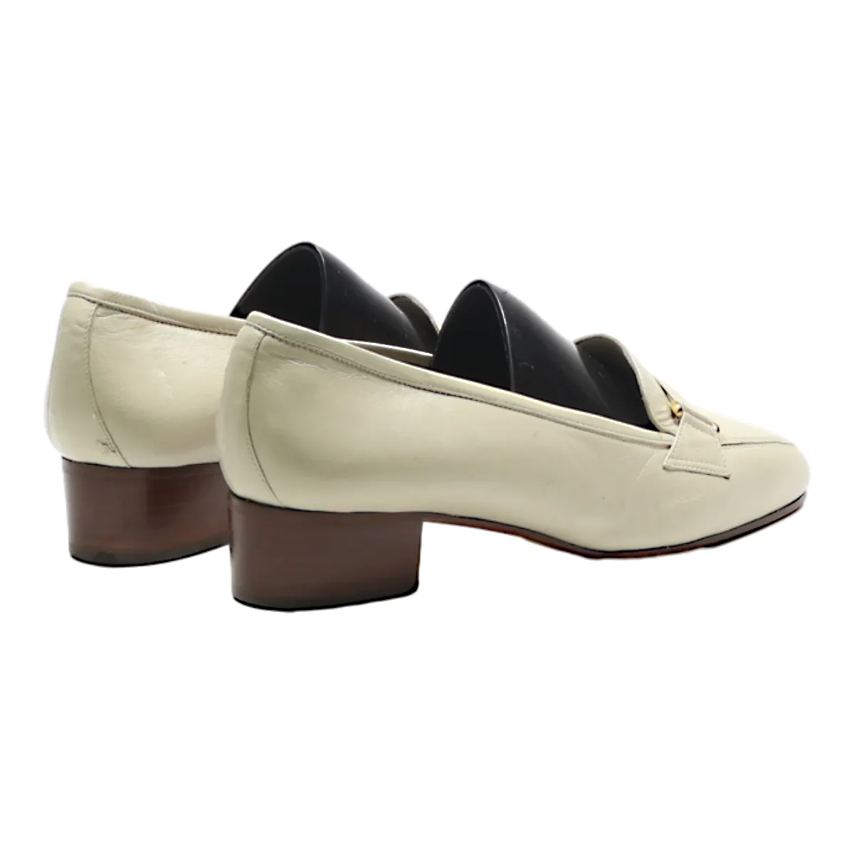 ALEXANDRIA Loafer Shoes Beige Leather Womens UK 3