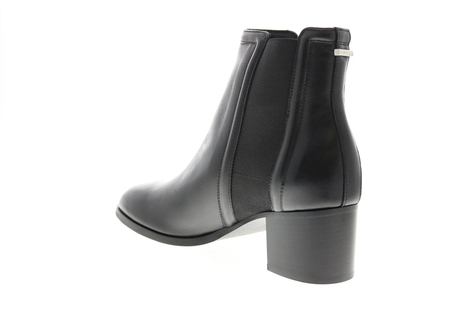 Aquatalia Neeva Calf Elastic 34L3572-BLK Womens Black Ankle & Booties Boots
