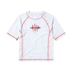   Aries Lace Rashguard Top 'White'