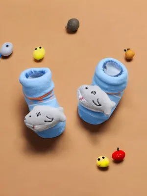 Baby Shark Plush Socks – Soft and Adorable Baby Footwear