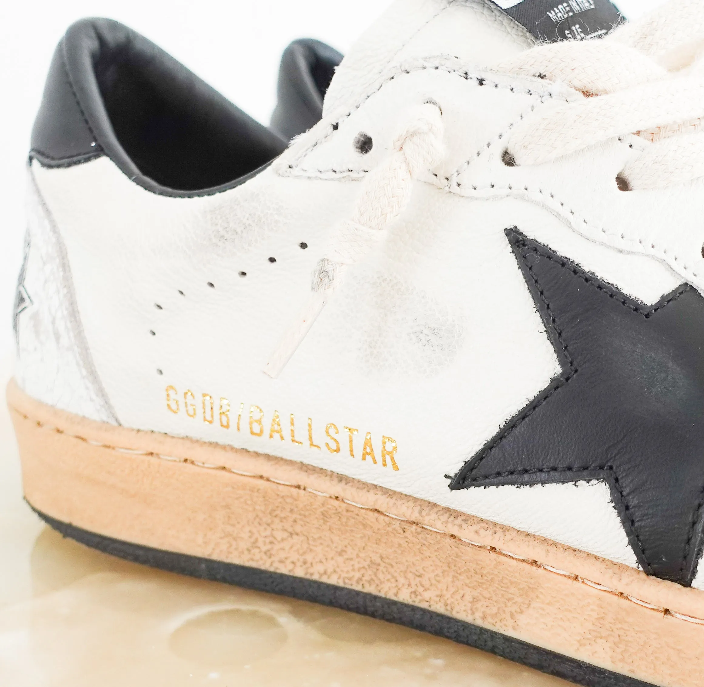 Ballstar distressed trainers RRP £180