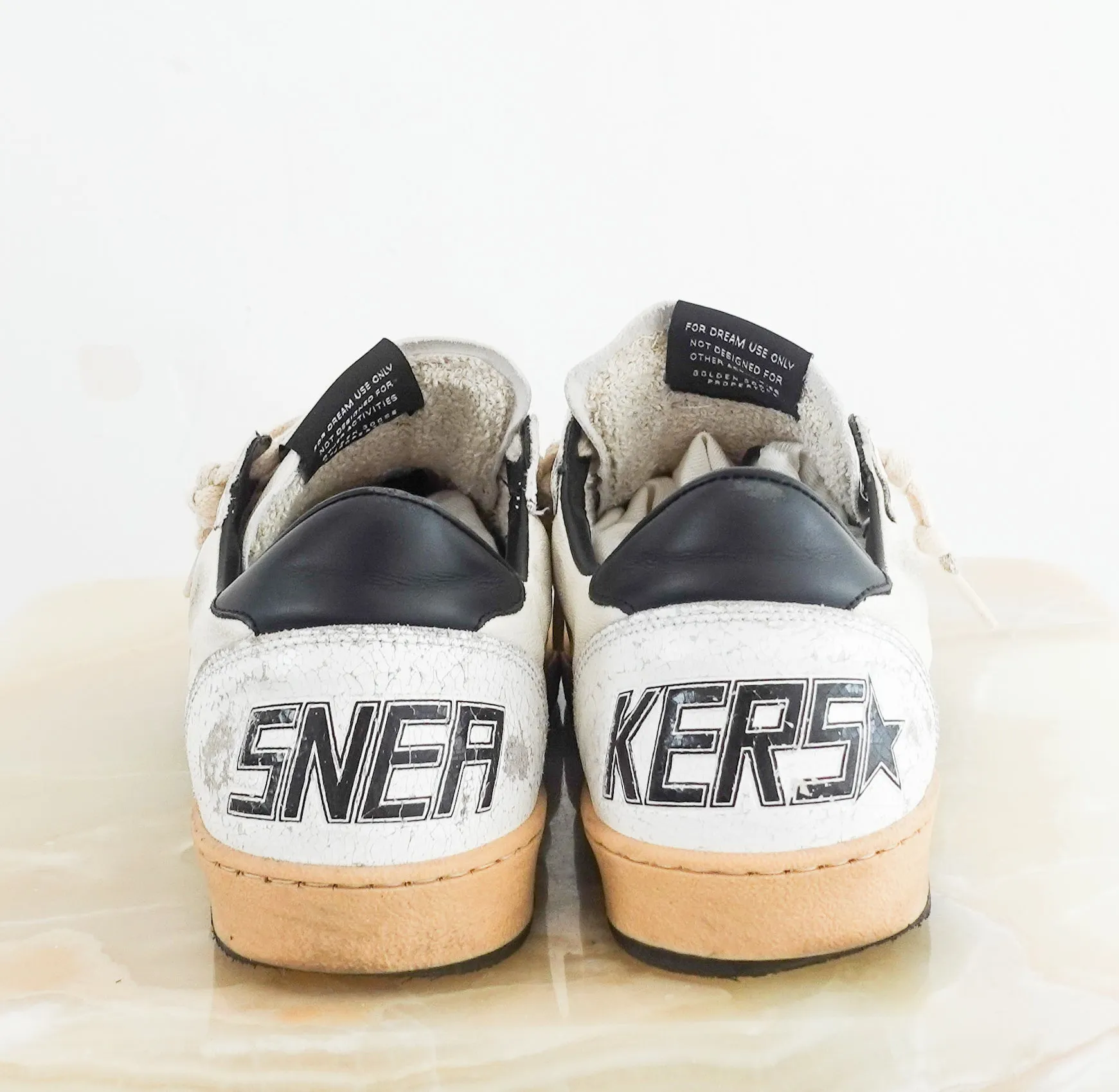 Ballstar distressed trainers RRP £180