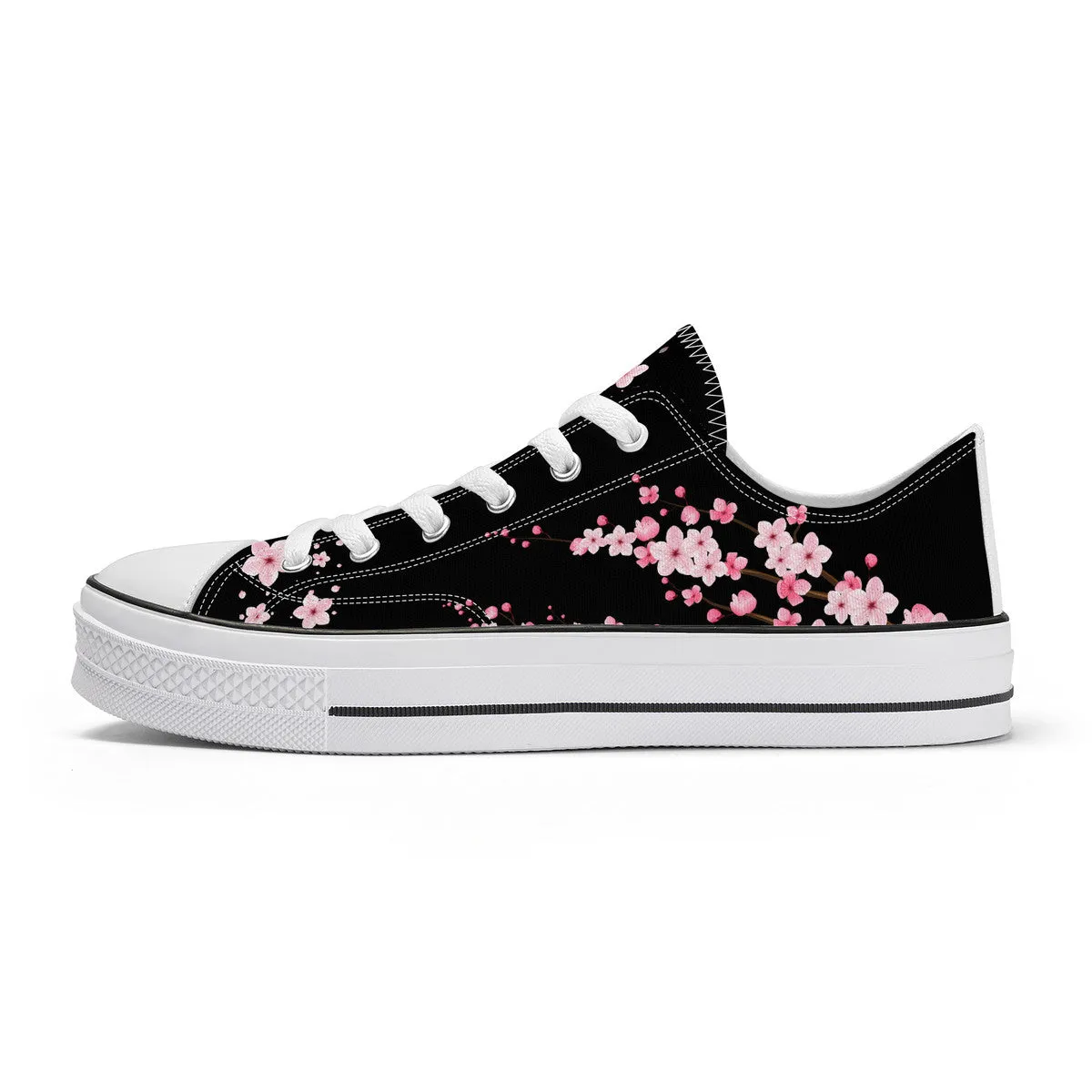 B&W Sakura Low Top Canvas Shoes