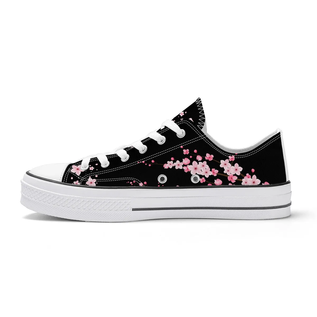 B&W Sakura Low Top Canvas Shoes