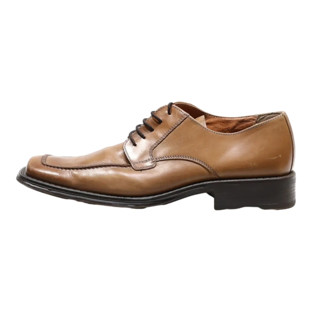 BATA Derby Shoes Brown Leather Mens UK 8
