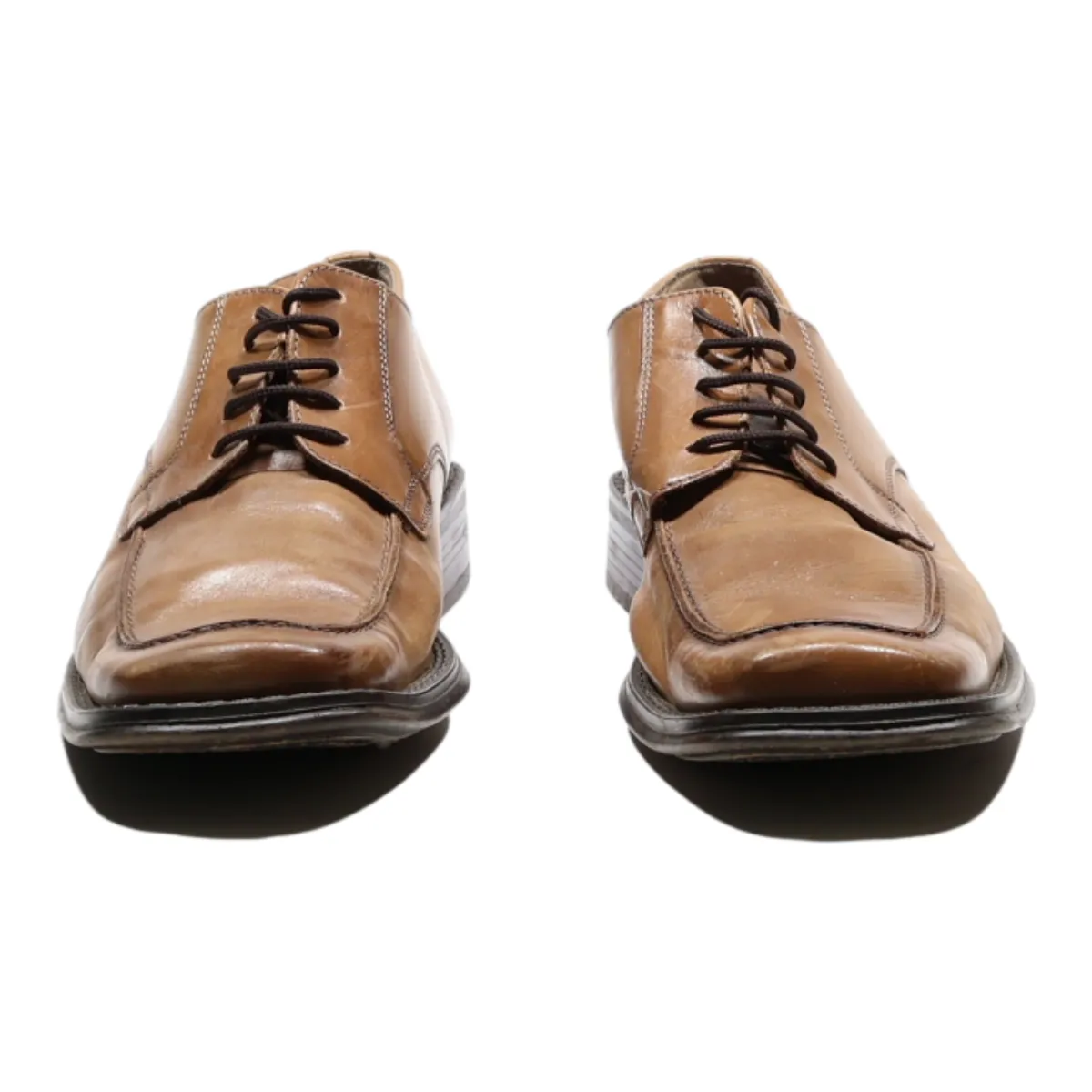 BATA Derby Shoes Brown Leather Mens UK 8