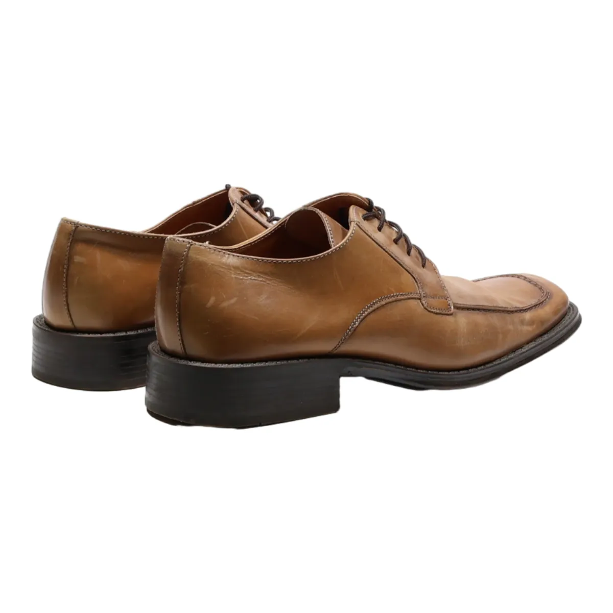 BATA Derby Shoes Brown Leather Mens UK 8
