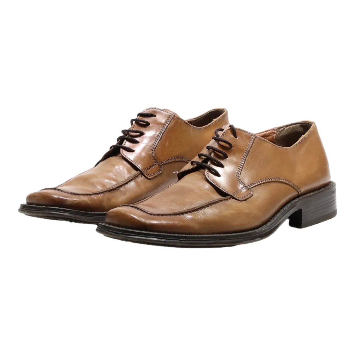BATA Derby Shoes Brown Leather Mens UK 8