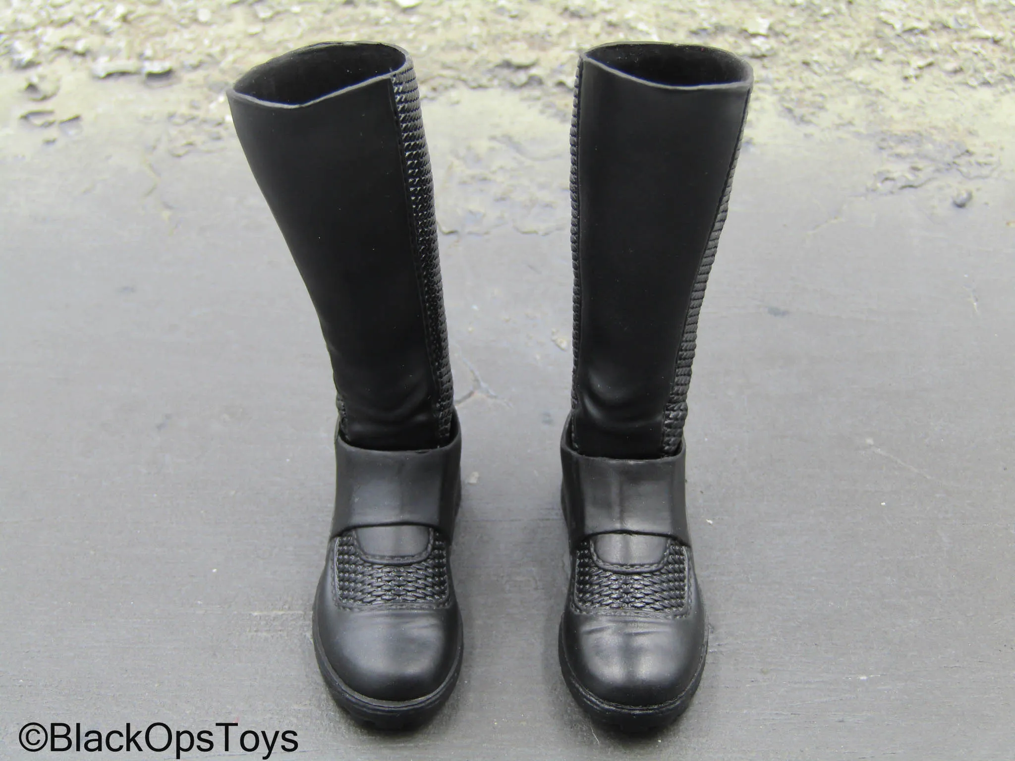 Batman Begins - Black 2-Part Boots (Peg Type)