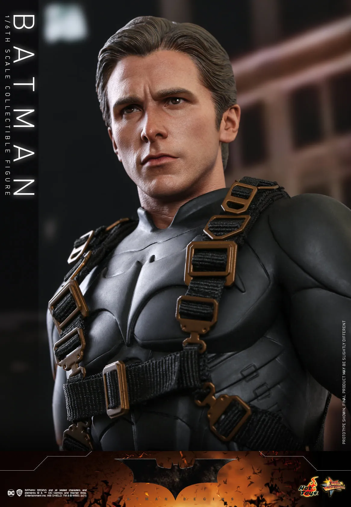 Batman Begins - Black 2-Part Boots (Peg Type)