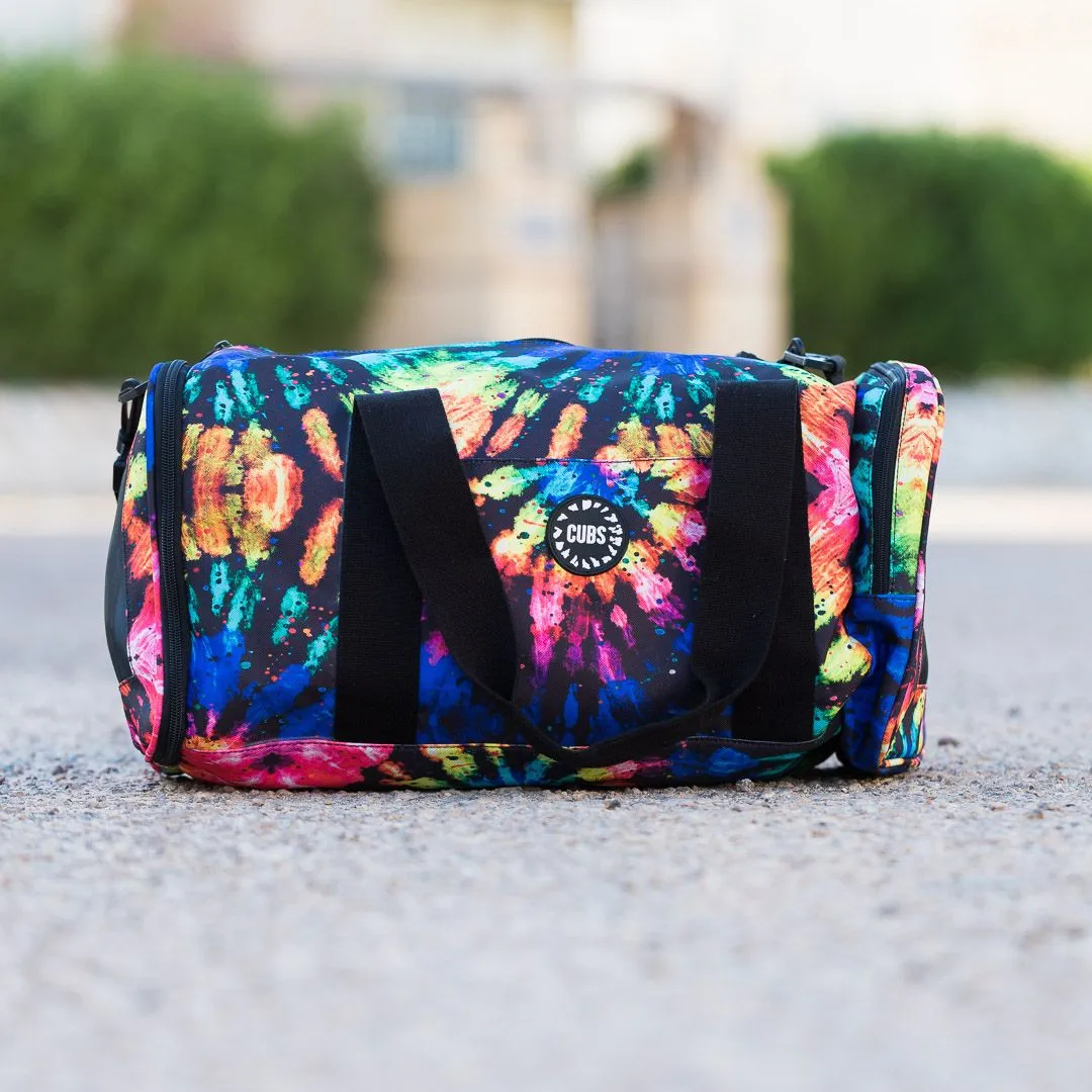 Black Tie Dye Duffle Bag