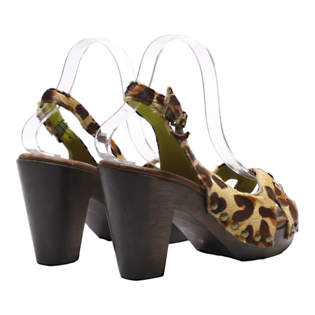 BODEN Strappy Heels Brown Synthetic Womens UK 4