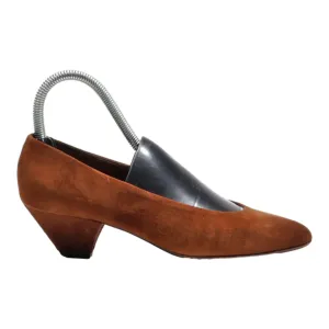 BON GENIE GRIEDER Court Heels Brown Leather Womens UK 3.5
