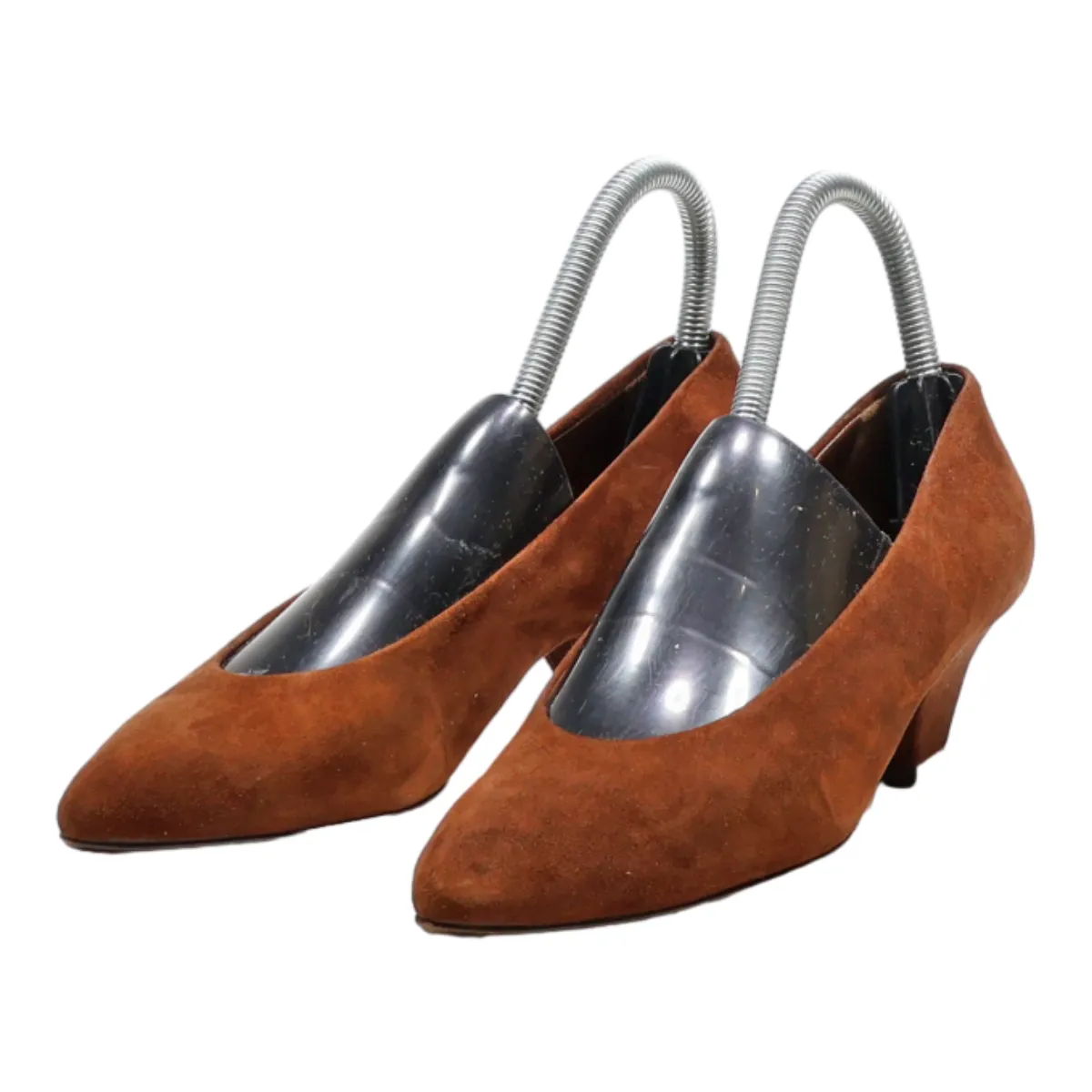 BON GENIE GRIEDER Court Heels Brown Leather Womens UK 3.5