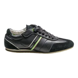 BOSS Sneaker Trainers Black Leather Mens UK 7.5