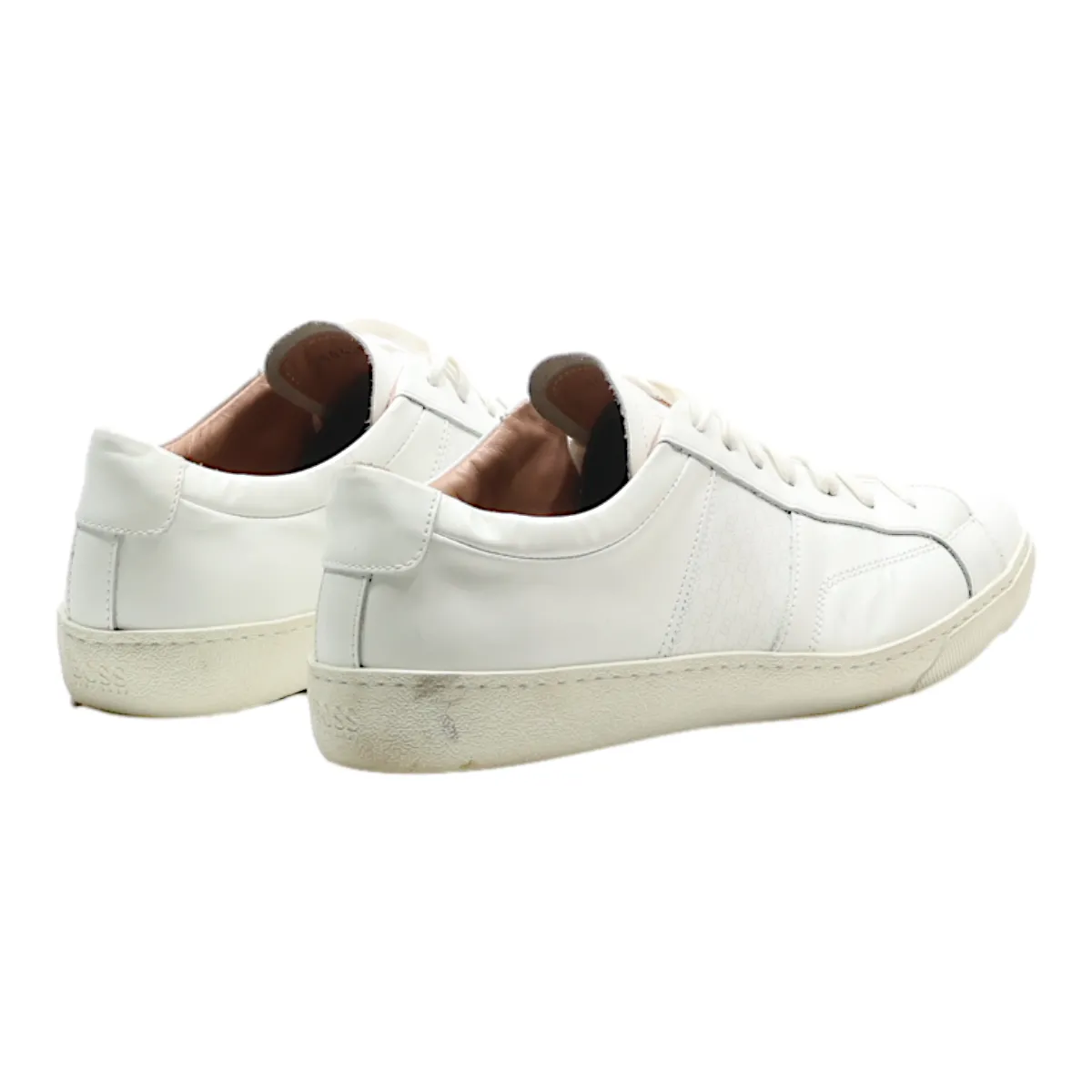 BOSS Sneaker Trainers White Leather Womens UK 6