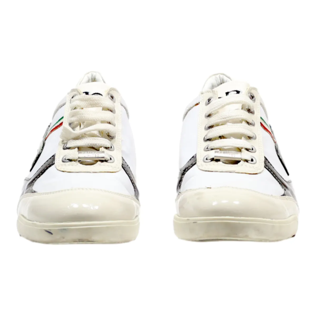 BOTTICELLI Sneaker Trainers White Leather Mens UK 9