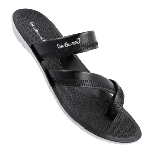 Boy's Cross Strap Slide Sandals  - WG5340 Black