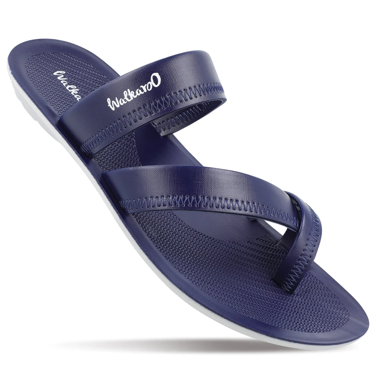 Boy's Cross Strap Slide Sandals  - WG5340 Blue