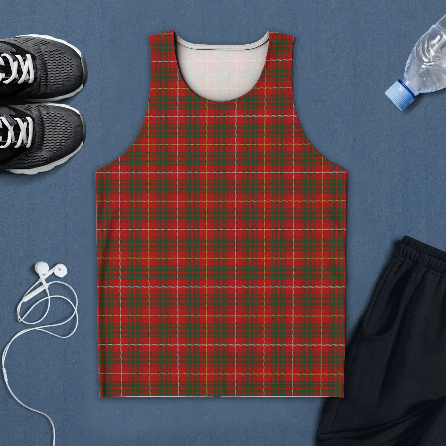 Bruce Tartan Mens Tank Top