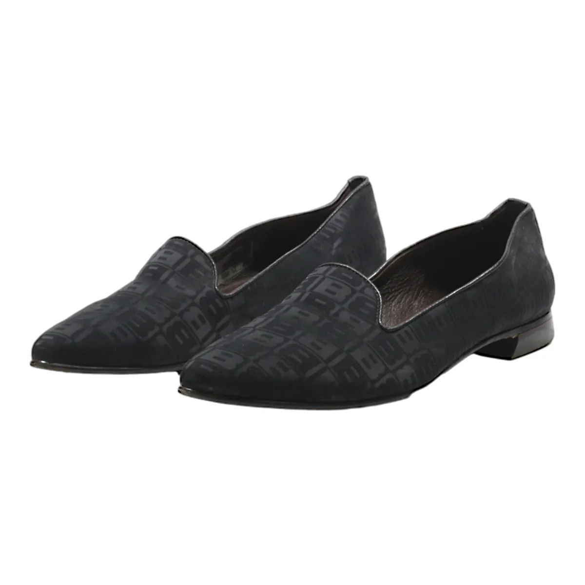 BRUNATE Loafer Shoes Black Synthetic Womens UK 5.5