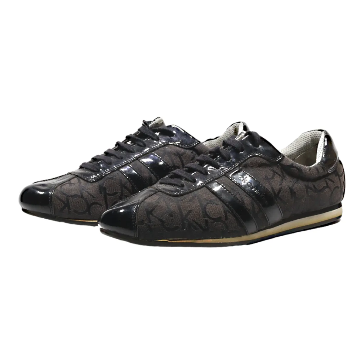 CALVIN KLEIN Sneaker Trainers Black Synthetic Mens UK 9
