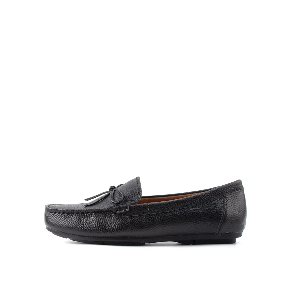 camel active Women Agnes 2 Slip-On Ribbon Loafer Shoes -752304-DZ02SV-1-BLACK