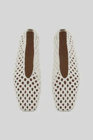 CAMILLA AND MARC - CHRISTINE BRAIDED FLAT - IVORY