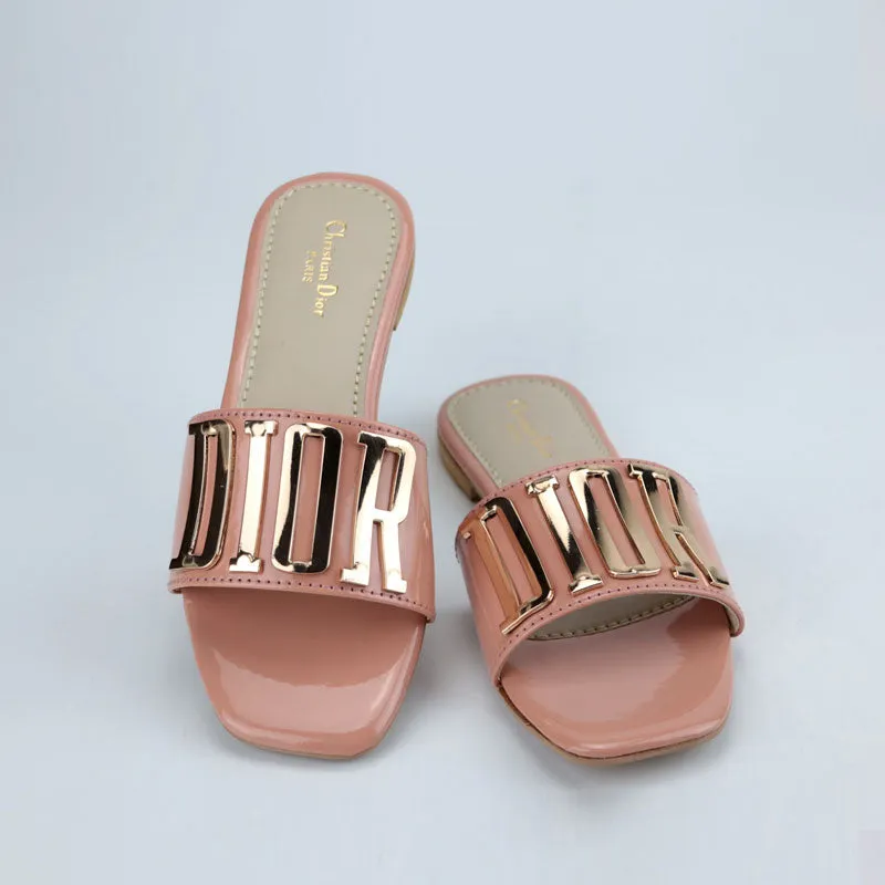 CD Slippers for Women – Luxury Footwear Ladies Logo Slides-#1024 #22