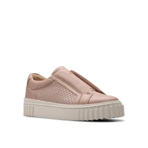 Clarks Women's Mayhill Bay Light Pink Leather Shoes