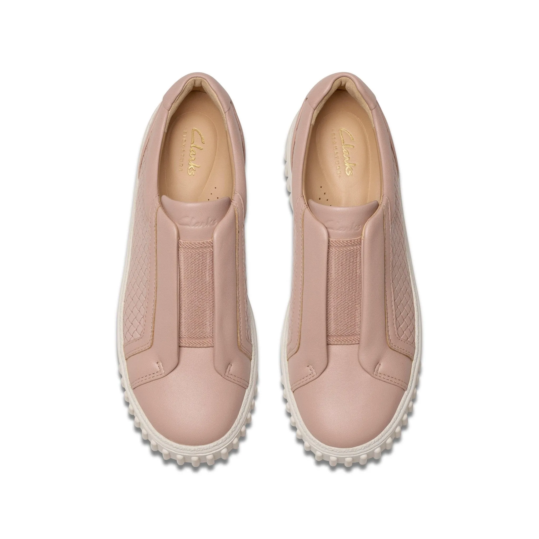 Clarks Women's Mayhill Bay Light Pink Leather Shoes