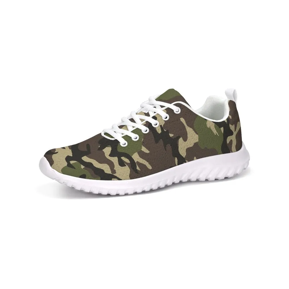 Classic Green Camo FYD Sporty Sneakers