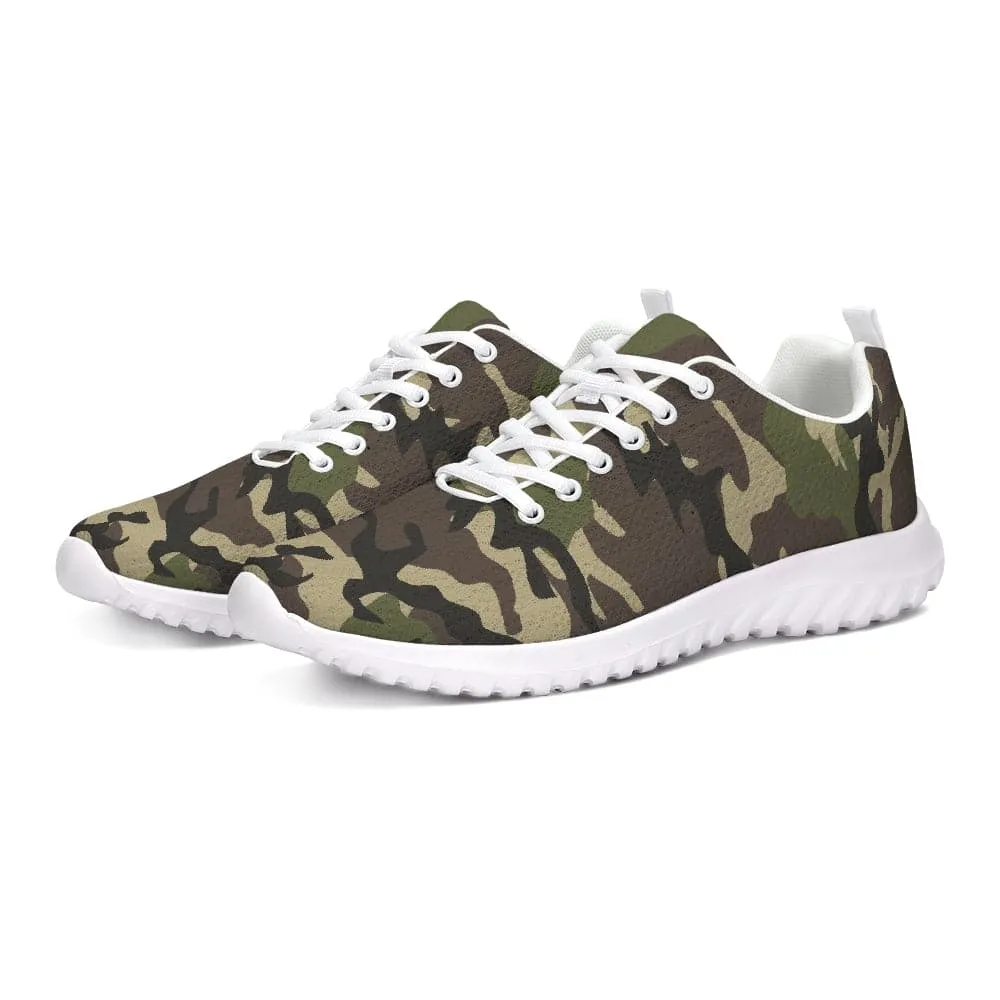 Classic Green Camo FYD Sporty Sneakers