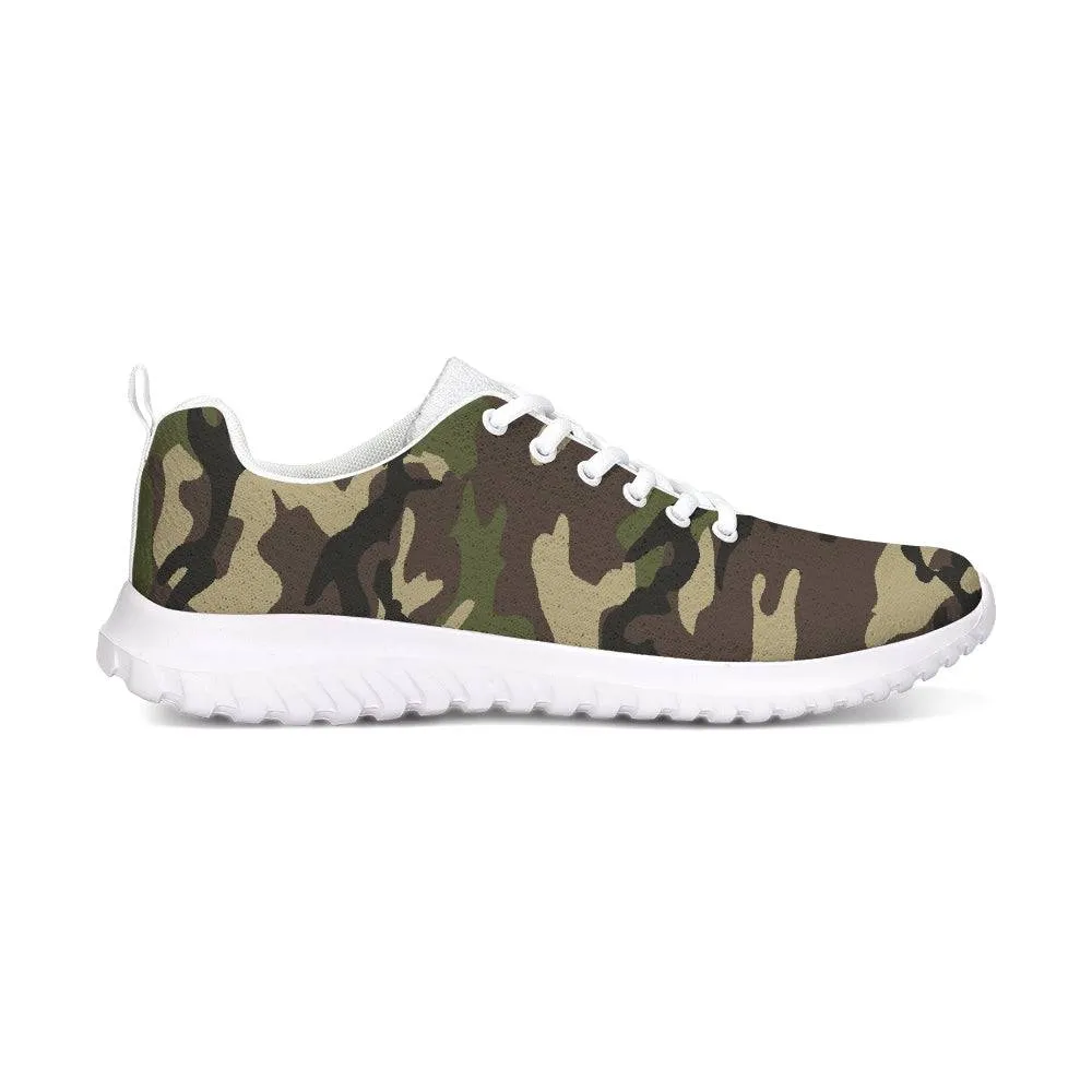 Classic Green Camo FYD Sporty Sneakers