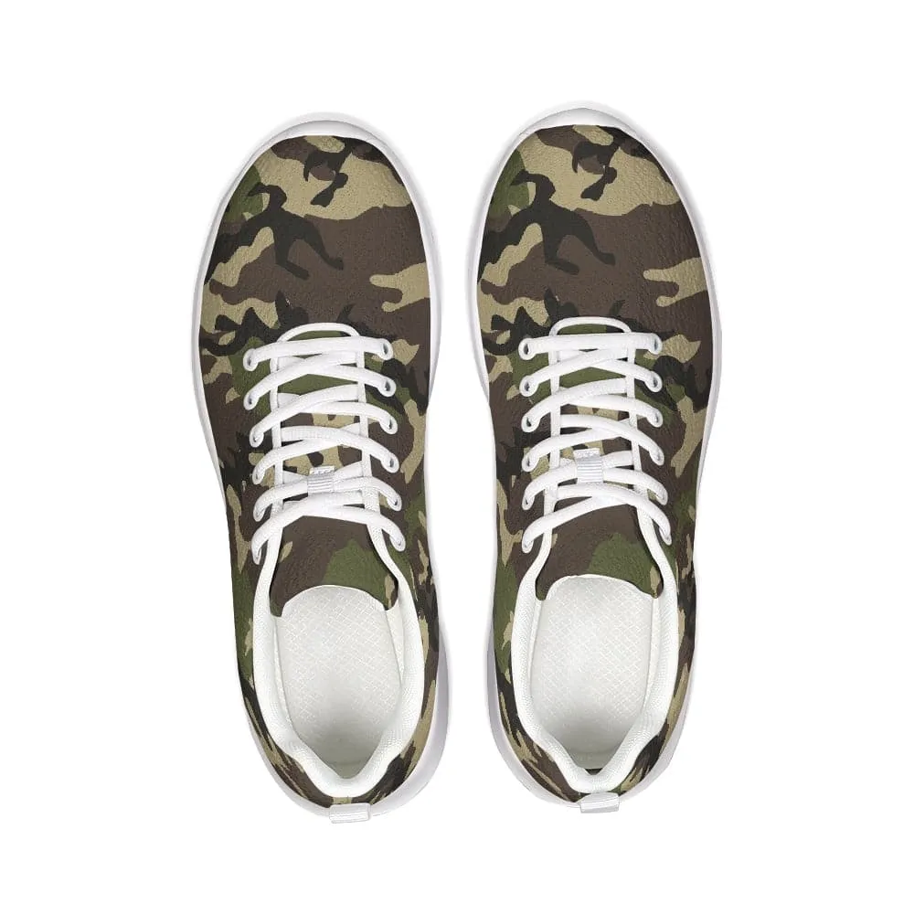 Classic Green Camo FYD Sporty Sneakers