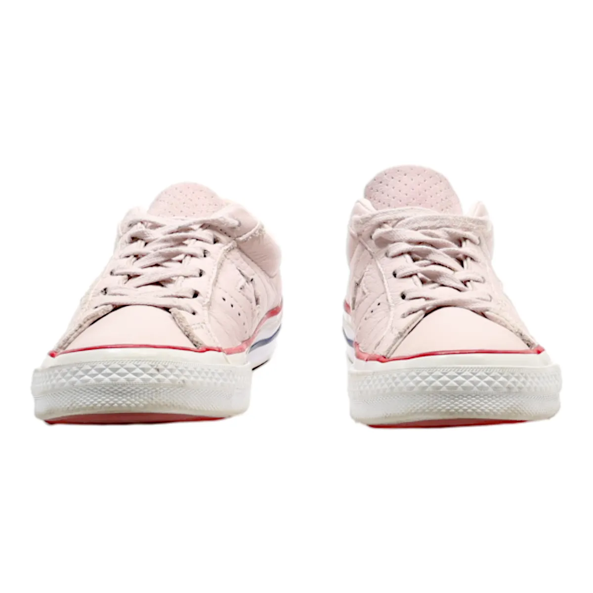 CONVERSE Converse One Star Low Top Trainers Pink Leather Womens UK 4.5