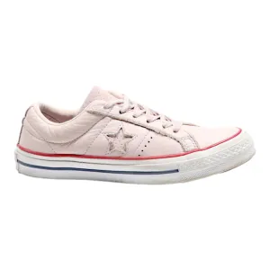 CONVERSE Converse One Star Low Top Trainers Pink Leather Womens UK 4.5